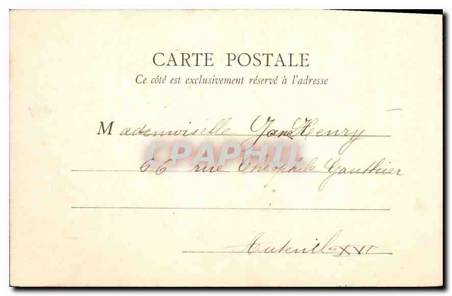 CPA Paris Le Bois de Boulogne en Automne Le Grand Lac — Rückseite