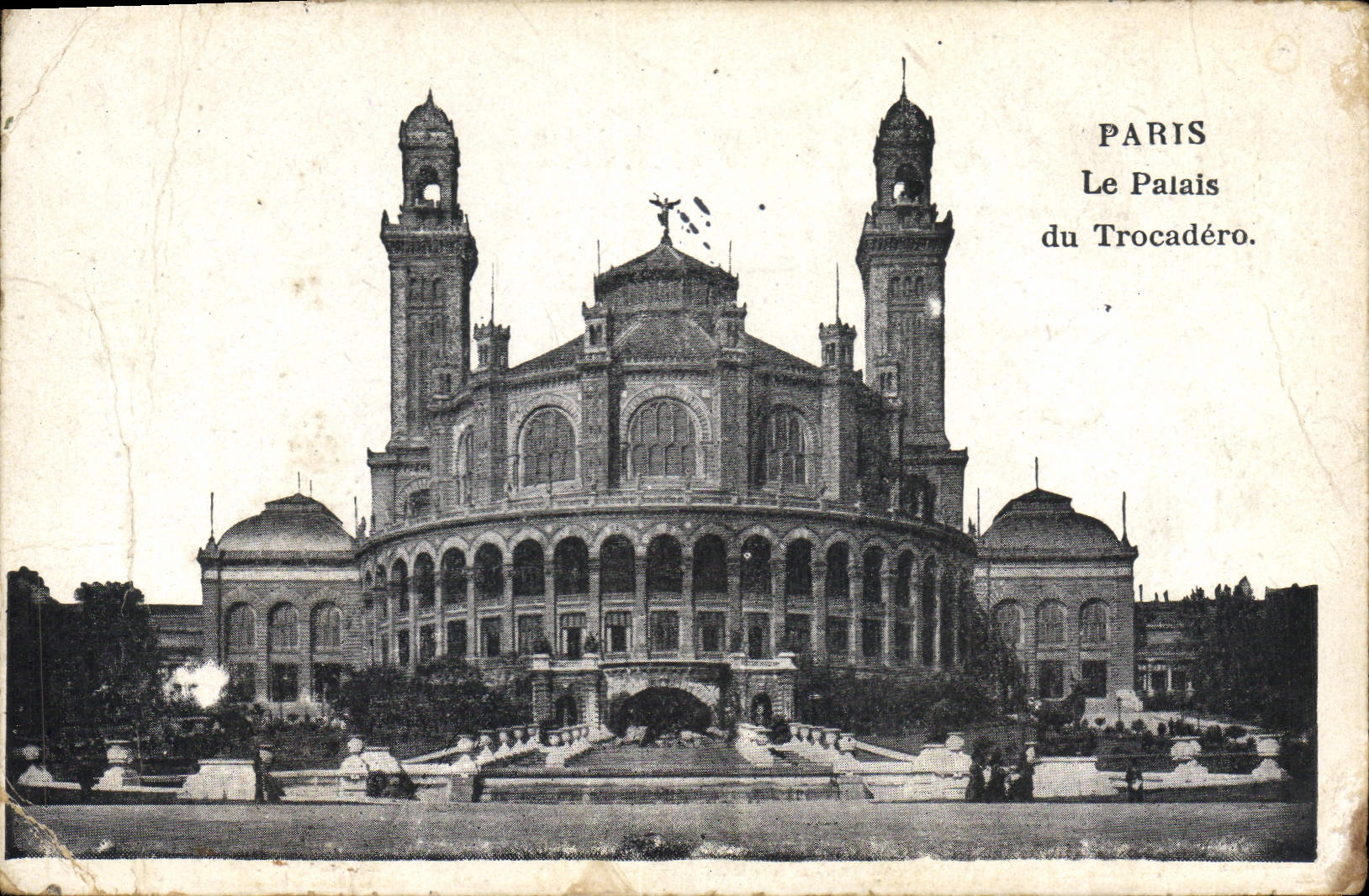 CPA Paris Le Palais du Trocadero