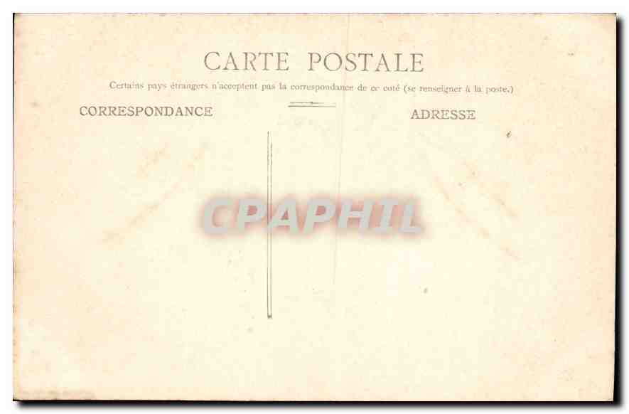 CPA Paris St Germain l'Auxerrois — Verso