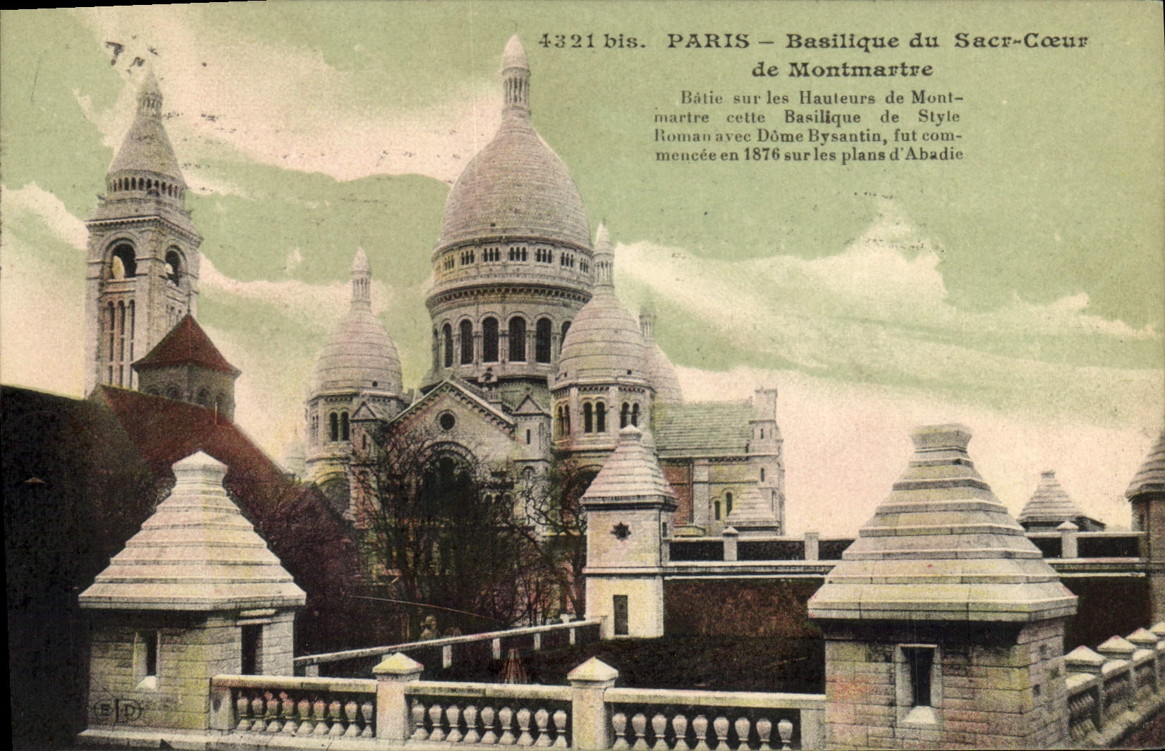 CPA Paris Basilique du Sacre Coeur de Montmartre
