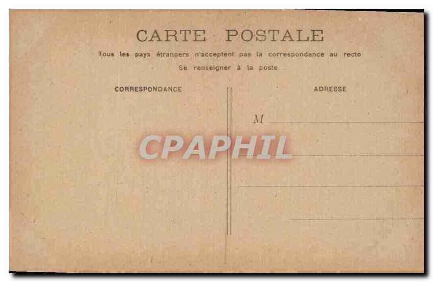 CPA Paris Pantheon — Verso