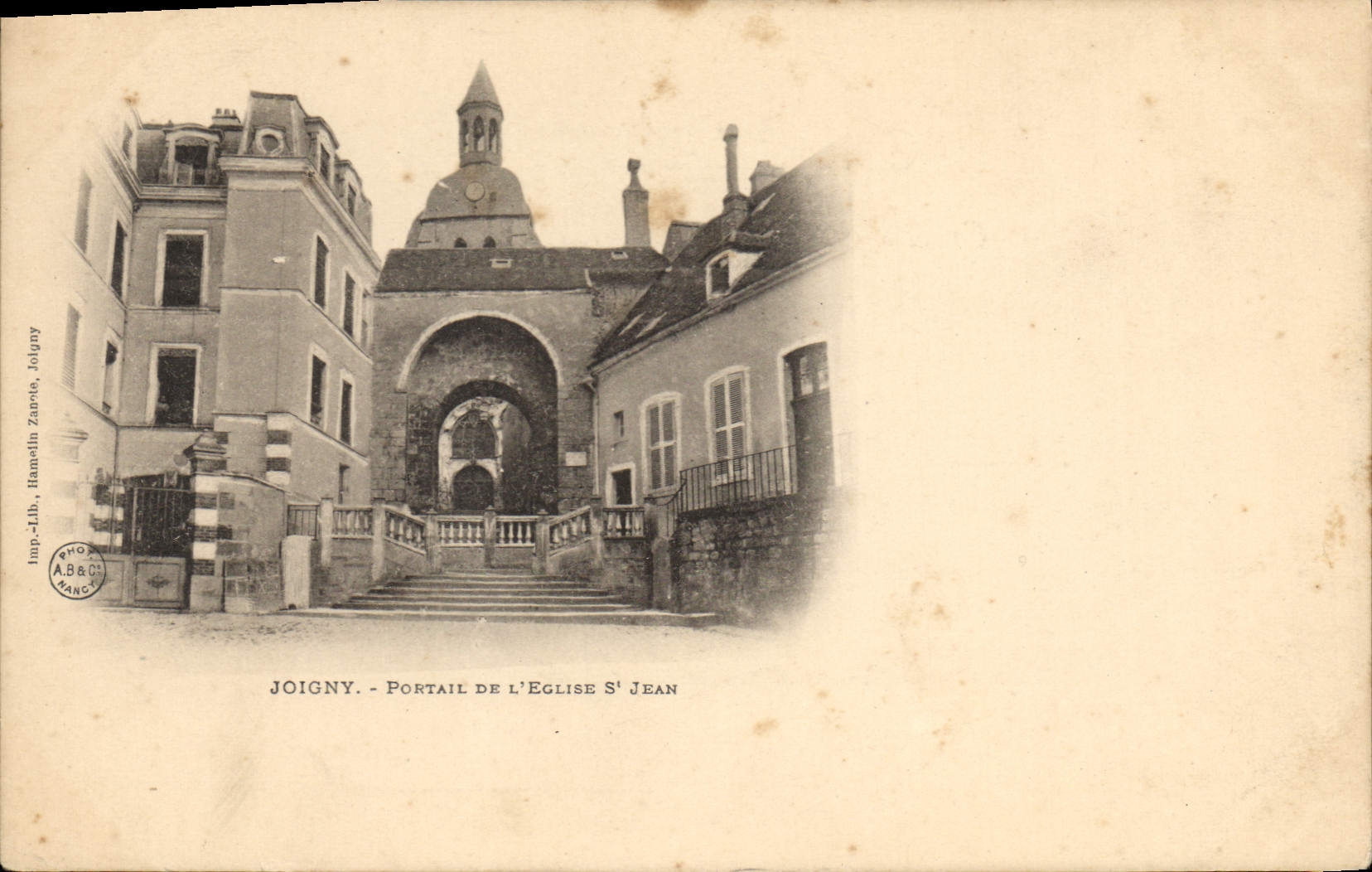 CPA Joigny Portail de l'Eglise St Jean