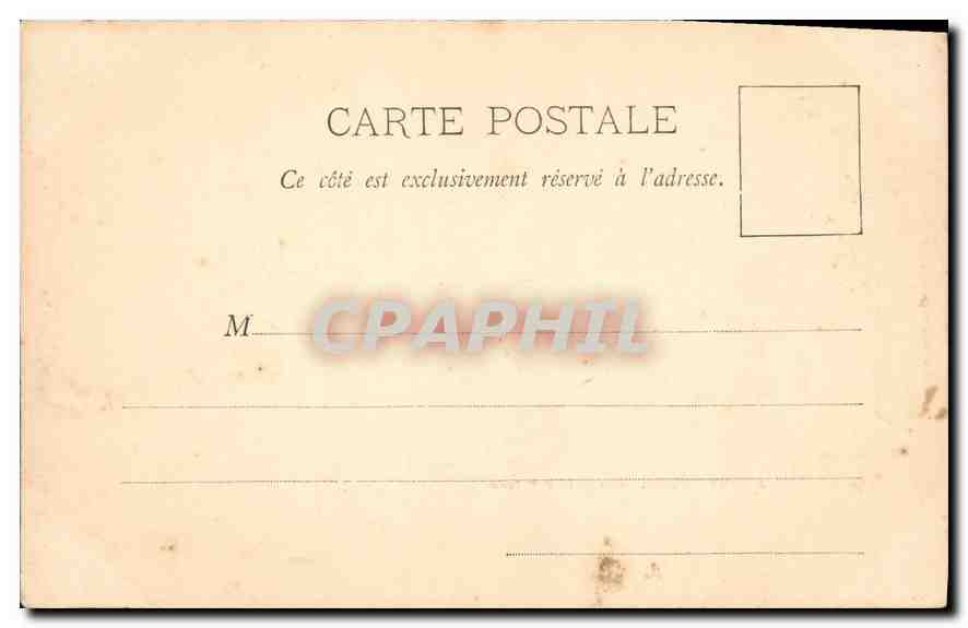 CPA Joigny Portail de l'Eglise St Jean — Back