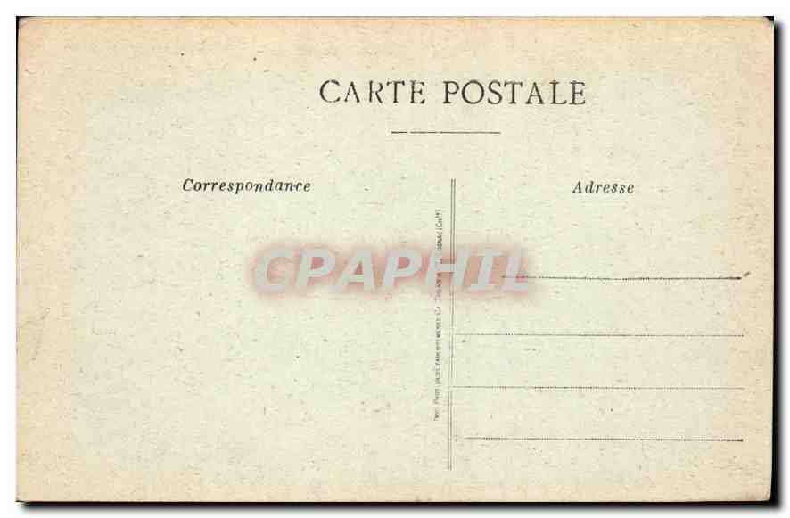 CPA Le Chateau Facade Interieure Francois Ier — Rückseite