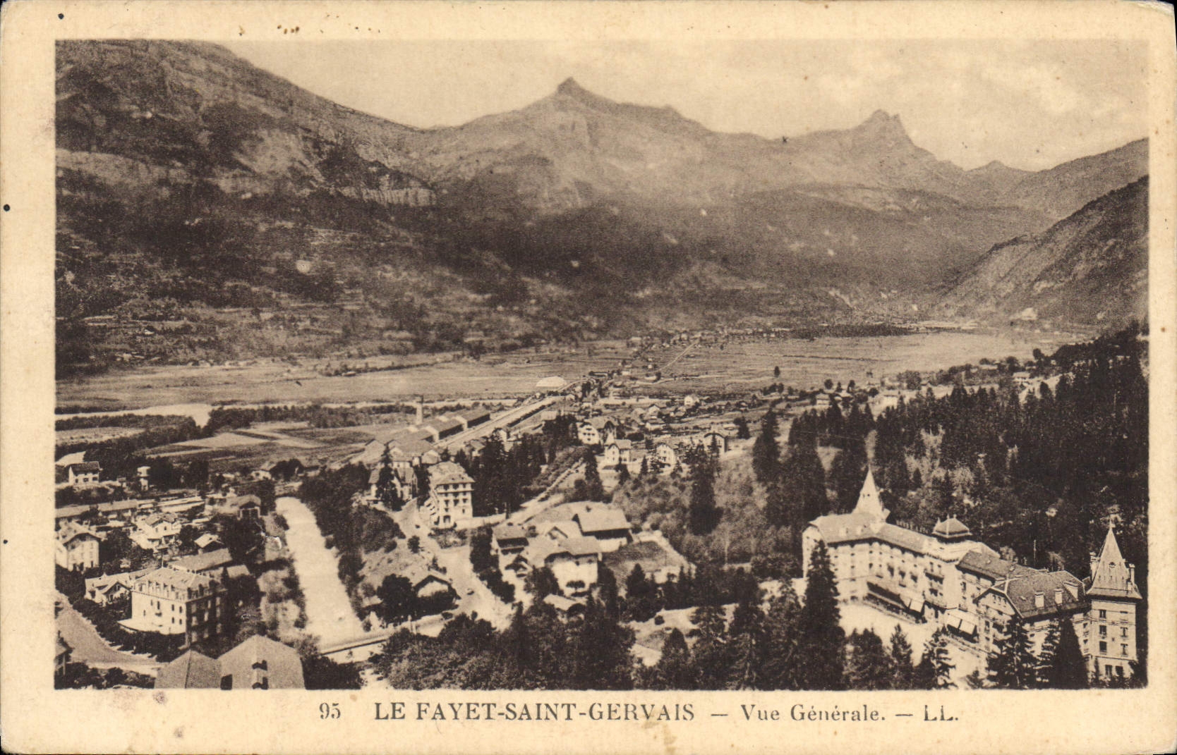 Le Fayet-Saint-Gervais — Vue Générale — L.L.