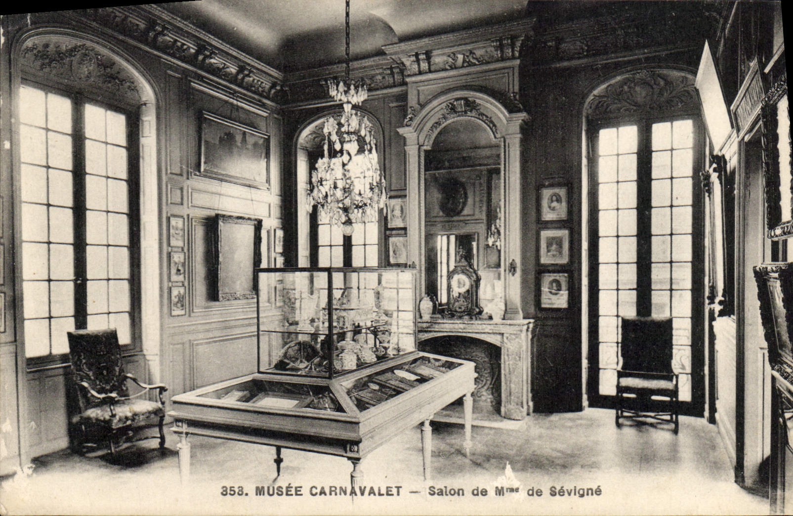 CPA Musee Carnavalet Salon de Mme de Sevigne