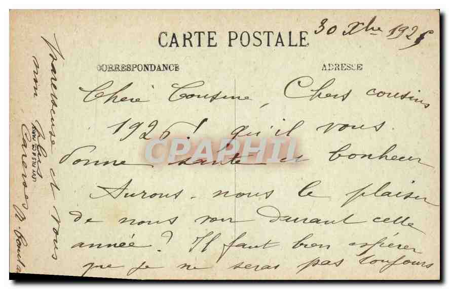 CPA Luchon La CHute de la Pique et le Port de Venasque — Verso