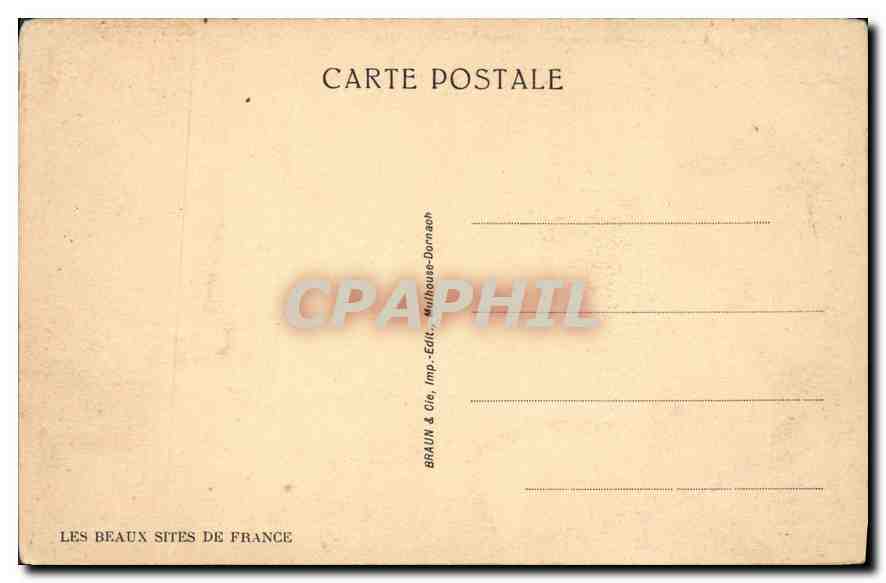 CPA Belfort Tour de la Miotte — Rückseite