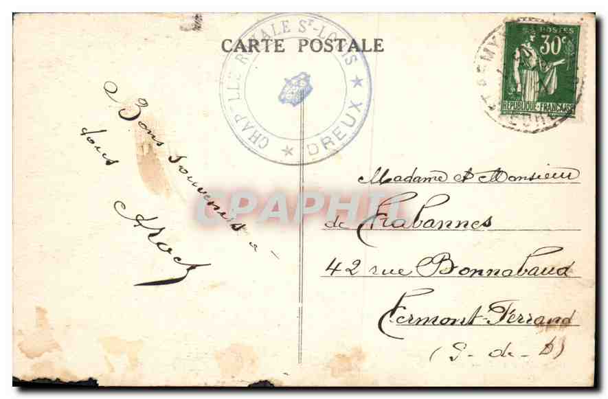 CPA Dreux (E et L) Chapelle Saint Louis Sepulture de la Famille d'Orleans — Reverso
