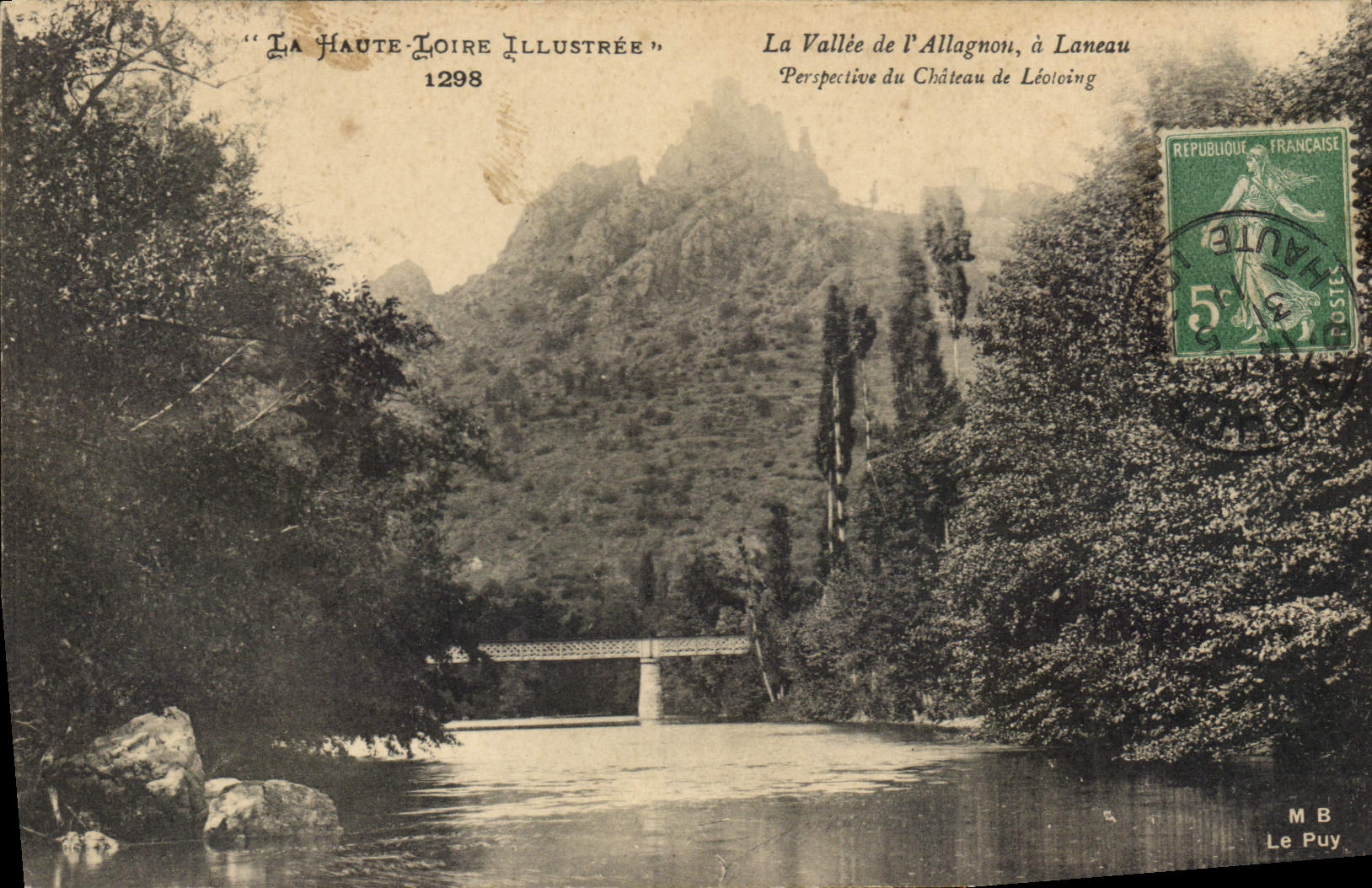 CPA La Haute Loire Illistree La Vallee de l'Allagnou a Loneau