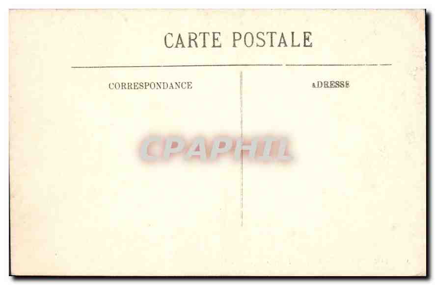 CPA Lourdes Le Poste des Brancardiers — Verso