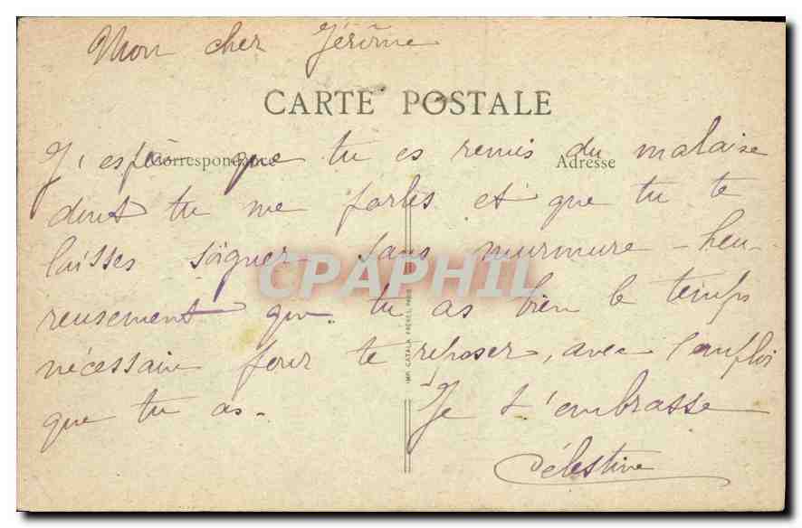 La Vallée de la Saône — Saint-Rambert-l'Île-Barbe (Rhône) — Vue générale de l'île — B.F., PAR'S — Verso