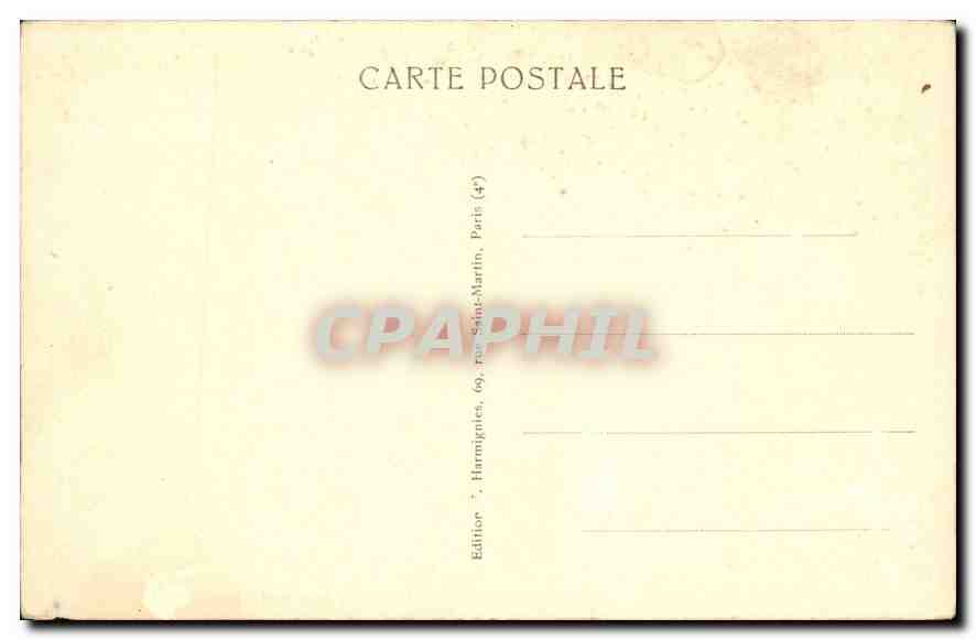 CPA Toulouse Statue de Roland le Paladin — Verso