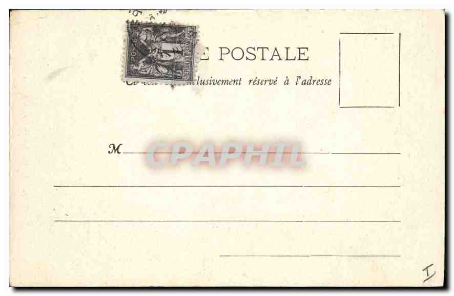 CPA Bayonne La Cathedrale — Rückseite
