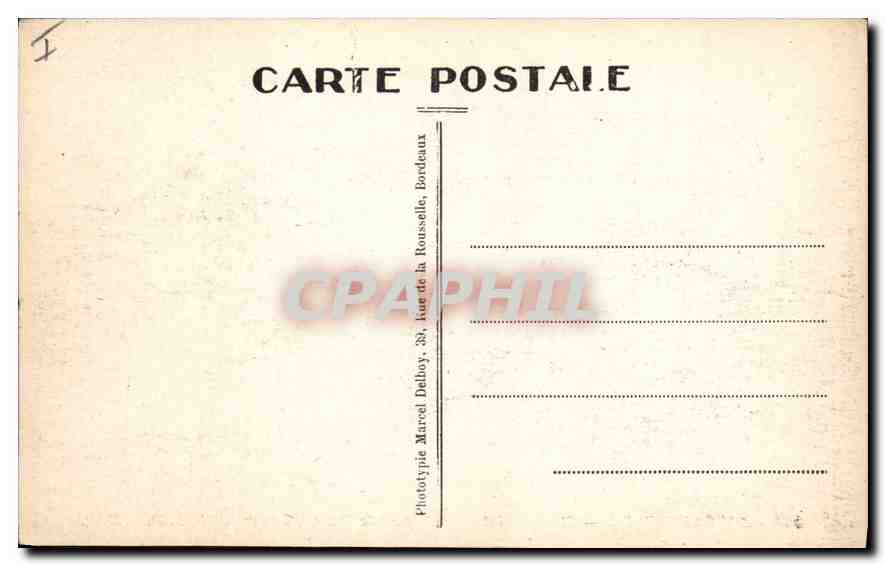 CPA Bayonne (B P) Monument des Mort pour la Patrie (Guerre) — Rückseite