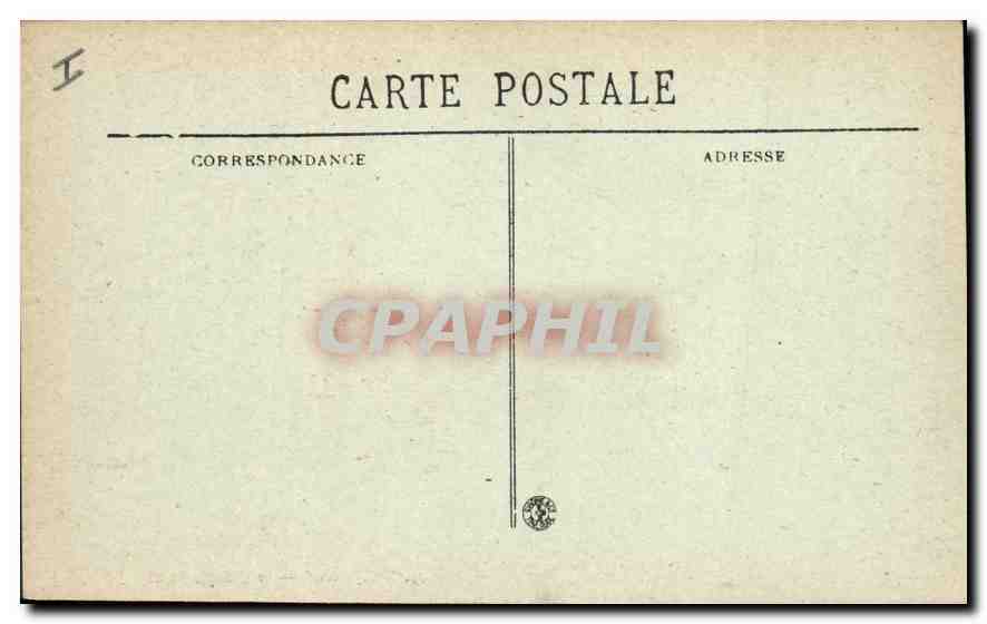 CPA Bayonne Le Chateau Vieux — Verso