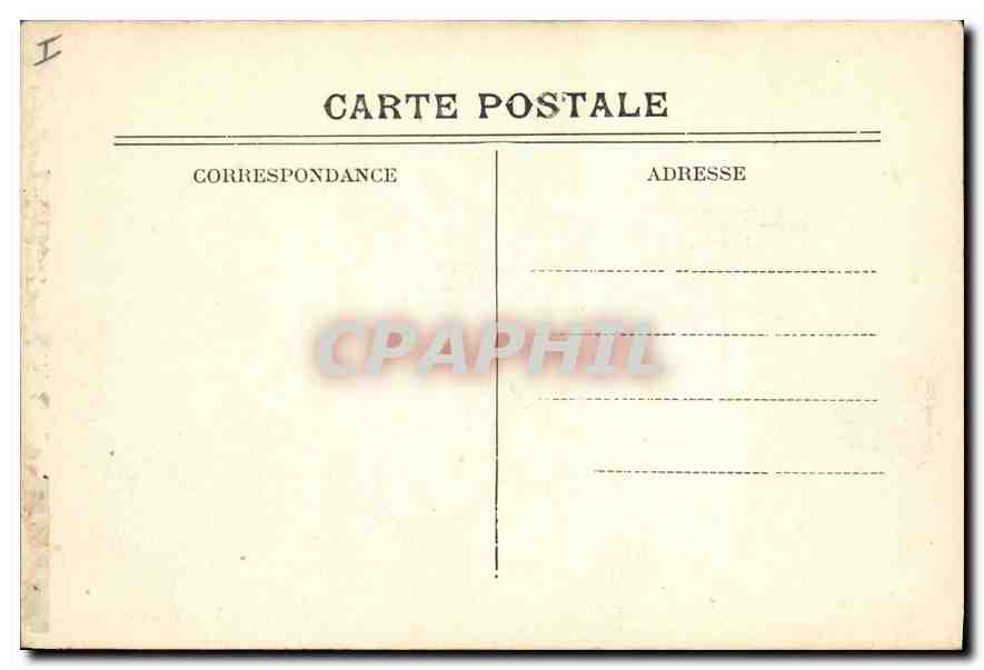 CPA Bayonne Le Chateau Vieux — Verso