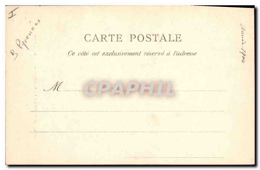 CPA Bayonne La Cathedrale — Rückseite