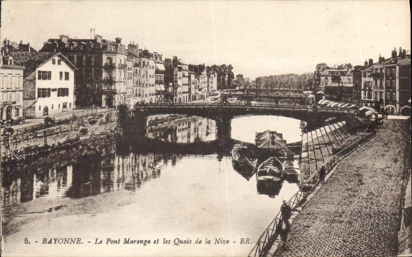 CPA Bayonne Le Pont Marengo