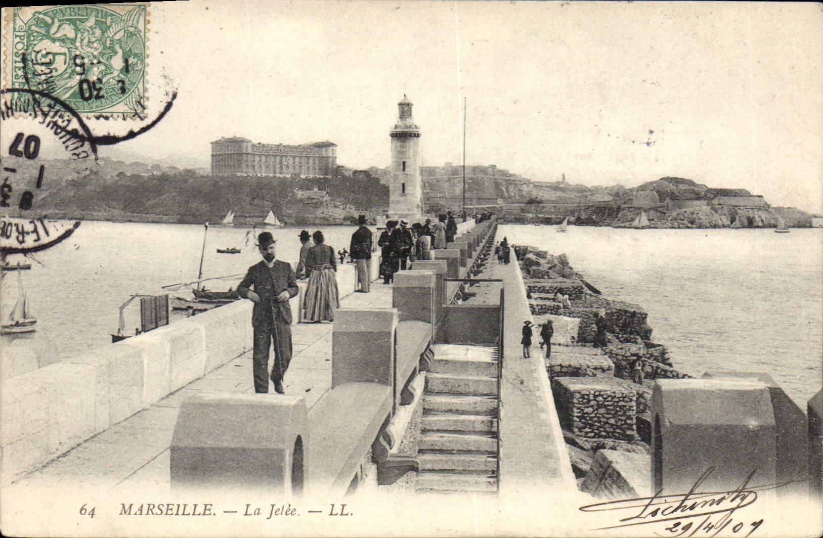 CPA Marseille La Jetee