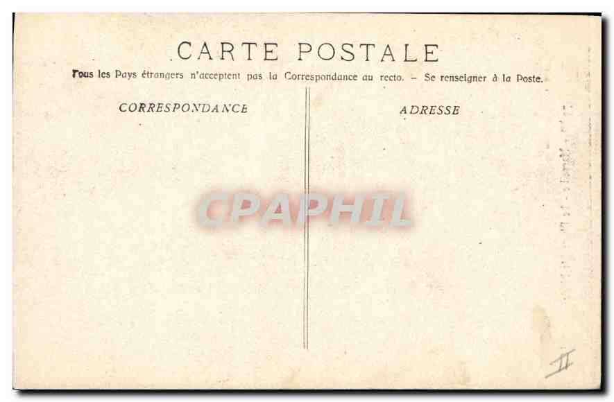 CPA Marseille Le Phare Ste Marie — Rückseite
