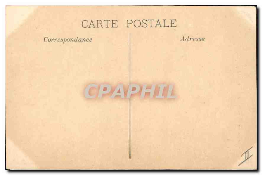 CPA Marseille Le Phare Sainte Marie — Verso