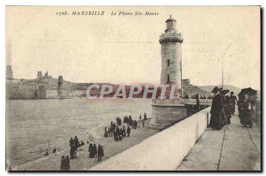 CPA Marseille Phare Ste Marie