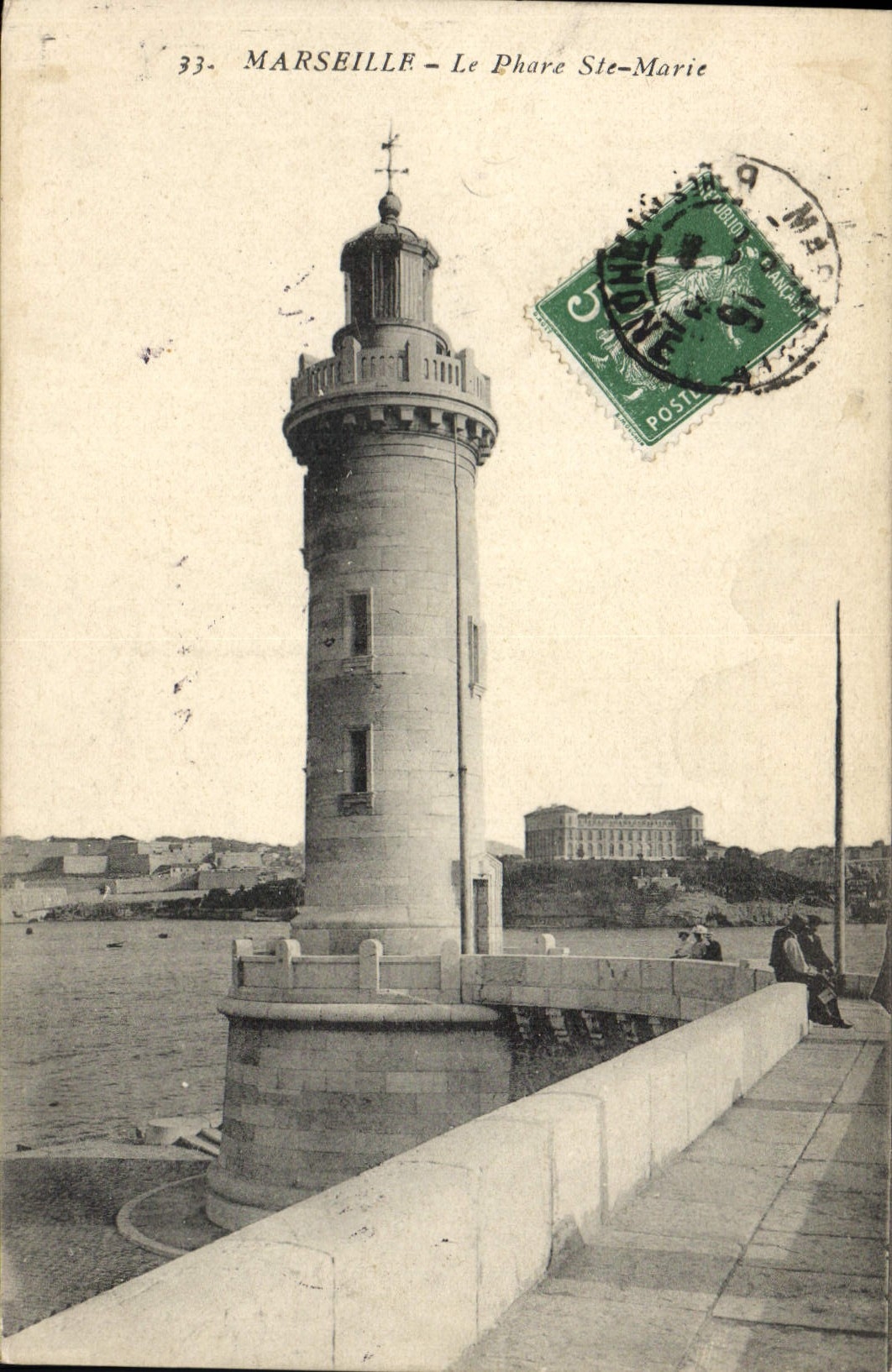 CPA Marseille Phare Ste Marie