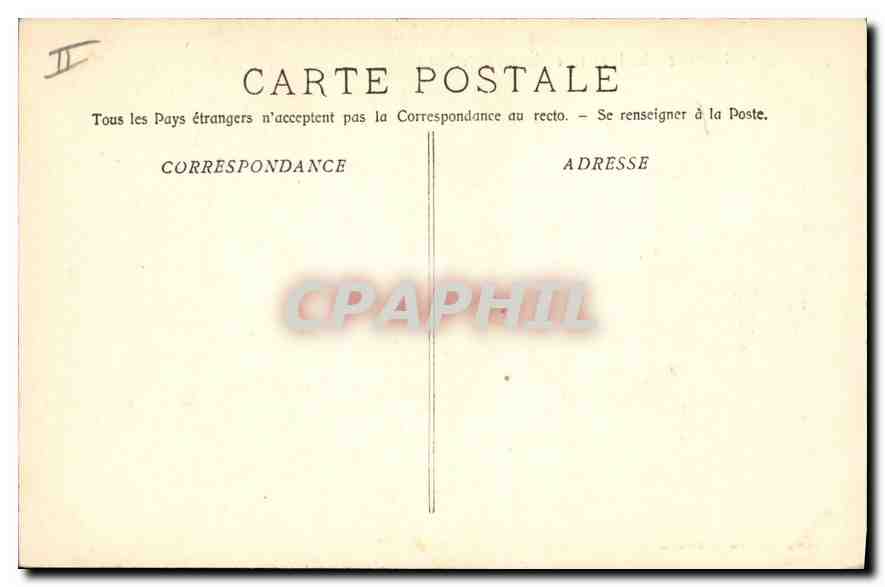 CPA Marseille La Jetee et le Phare Sainte Marie — Verso