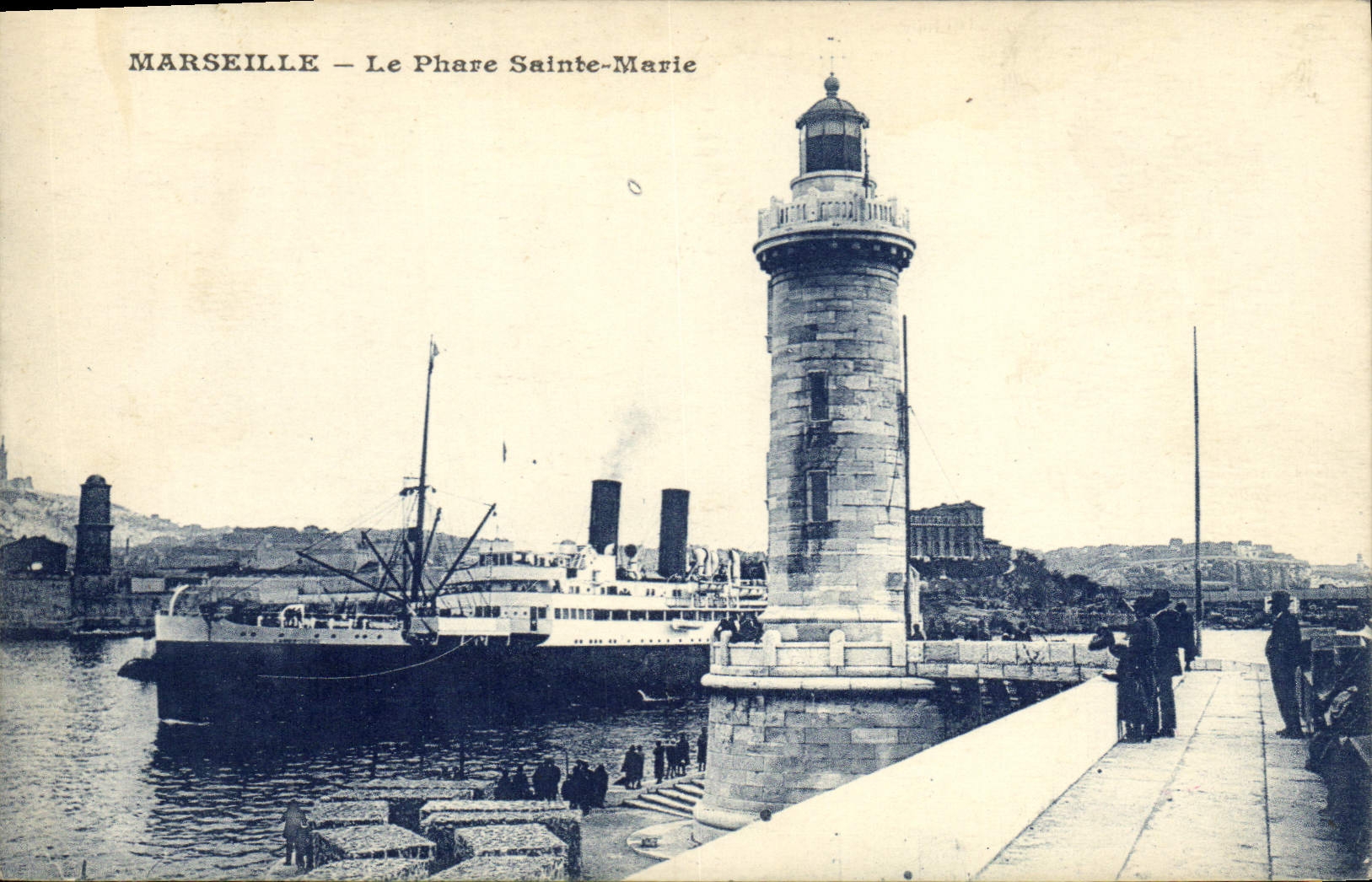 CPA Marseille Le Phare Sainte Marie