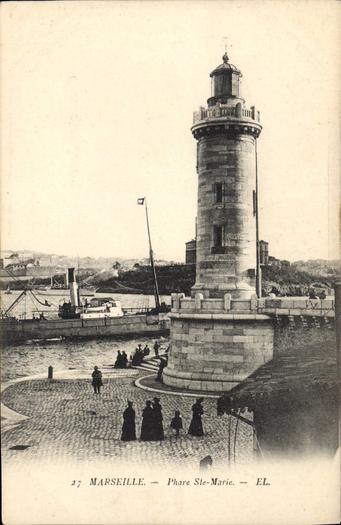 CPA Marseille Phare Ste Marie