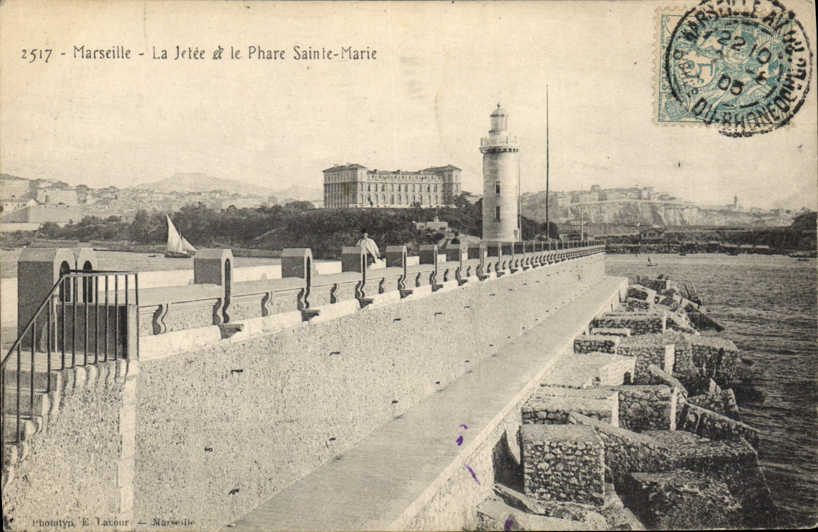 CPA Marseille Phare Sainte Marie