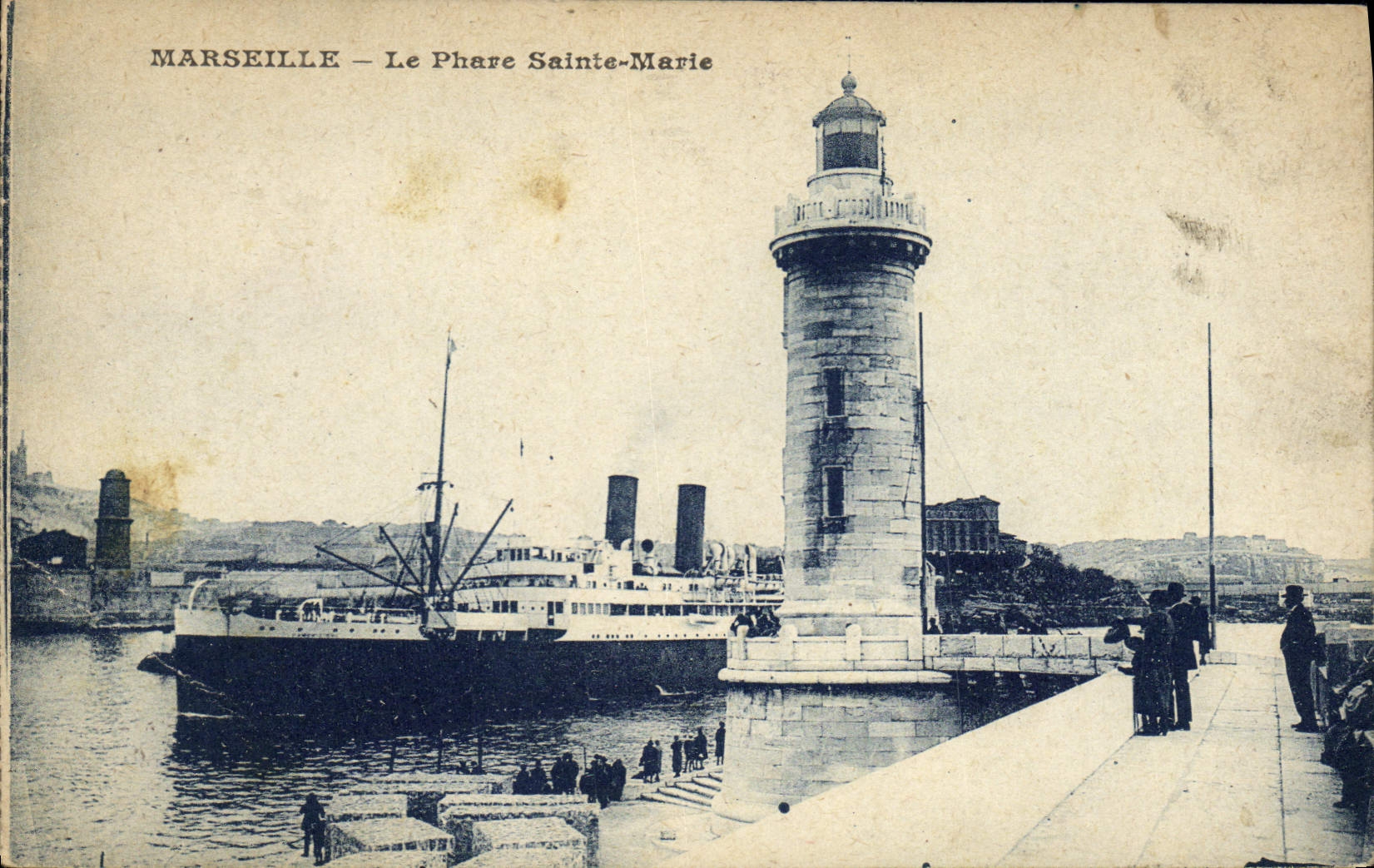 CPA Marseille Phare Sainte Marie