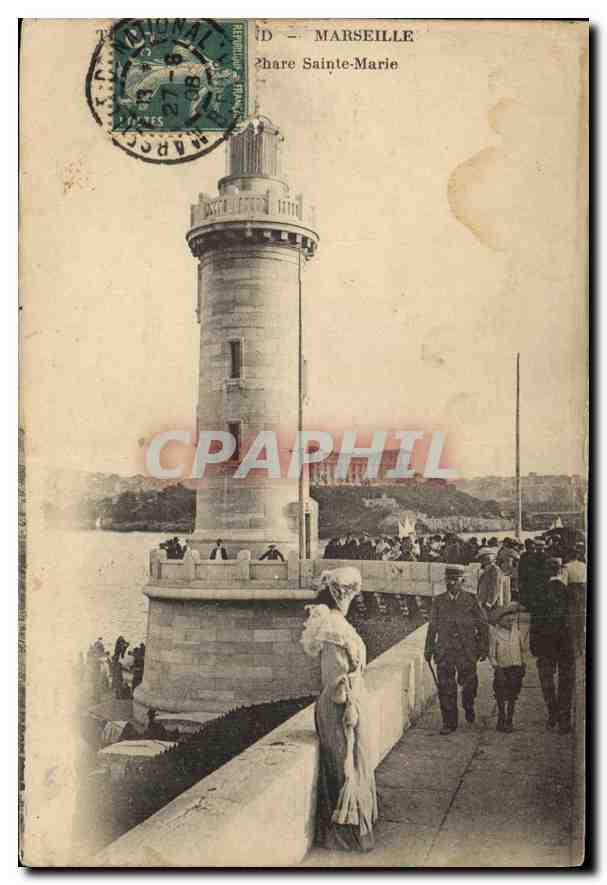 CPA Marseille Le Phare Ste Marie