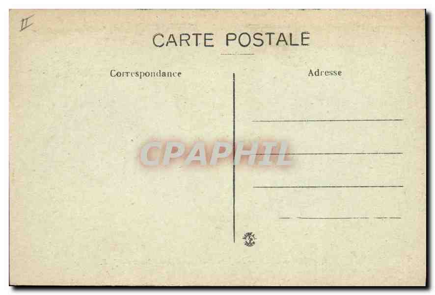CPA Marseille La jetee et le Phare Sainte Marie — Verso