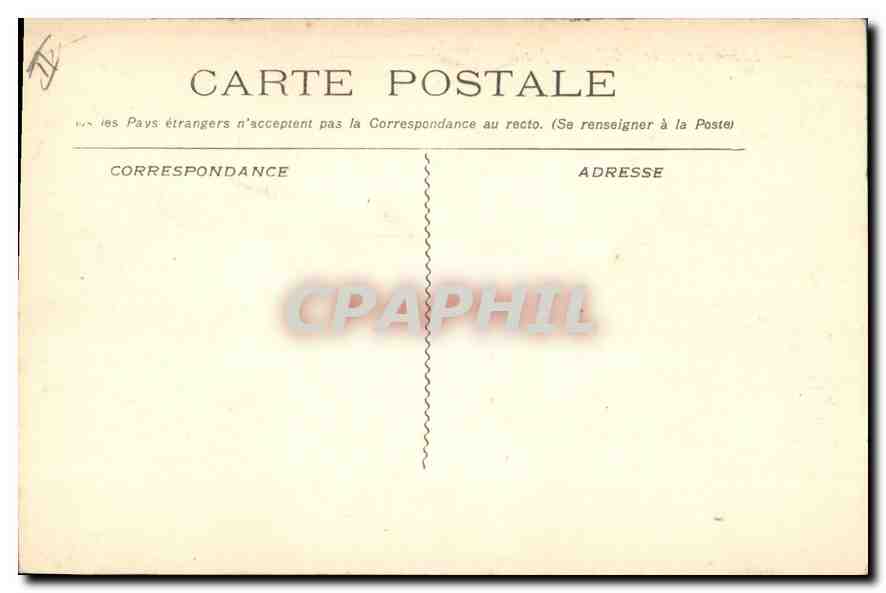 CPA Marseille Effet de Nuit — Verso