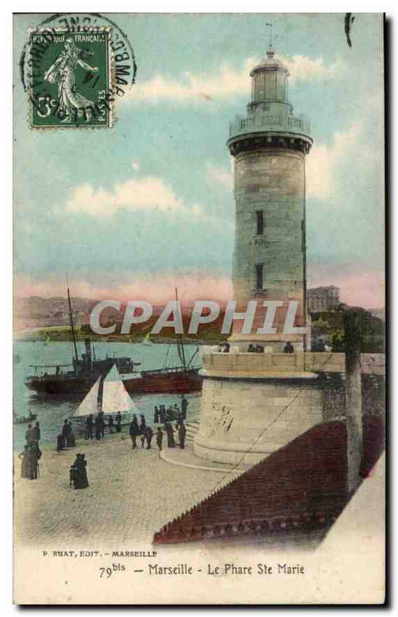 CPA Marseille Phare Ste Marie