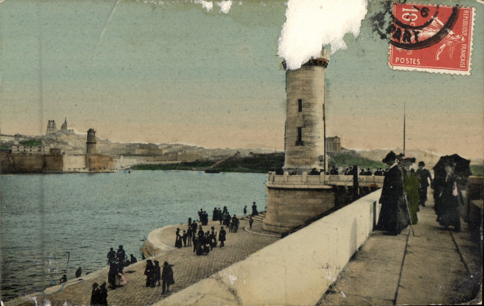 CPA Marseille Le Phare Ste Marie