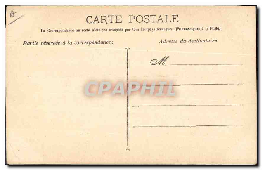 CPA Marseille Les Pierres Plates et le Phare Ste Marie — Rückseite