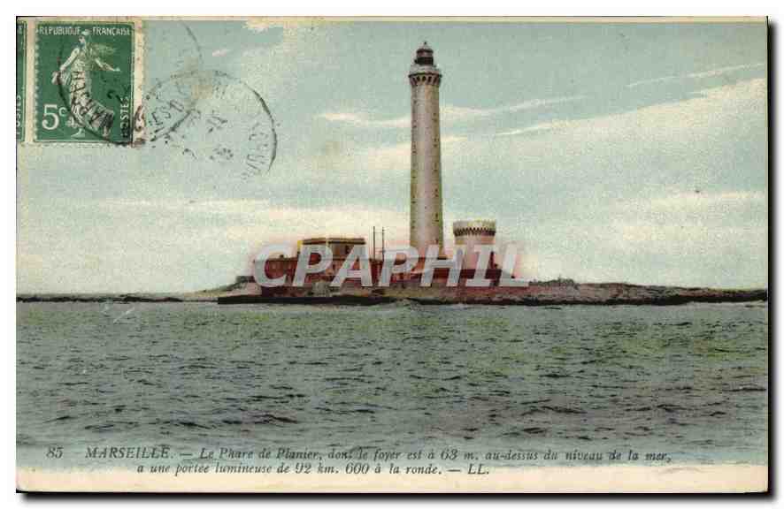 CPA Marseille Le Phare de Planier