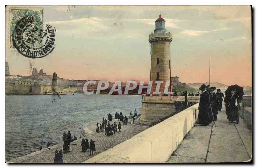 CPA Marseille Le Phare Ste Marie