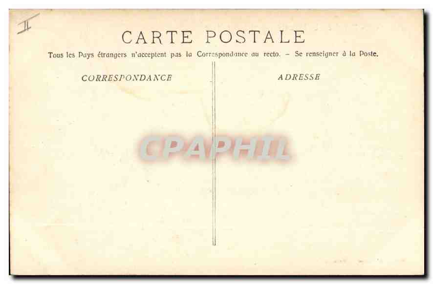 CPA Marseille La Jetee et le Phare Sainte Marie — Verso