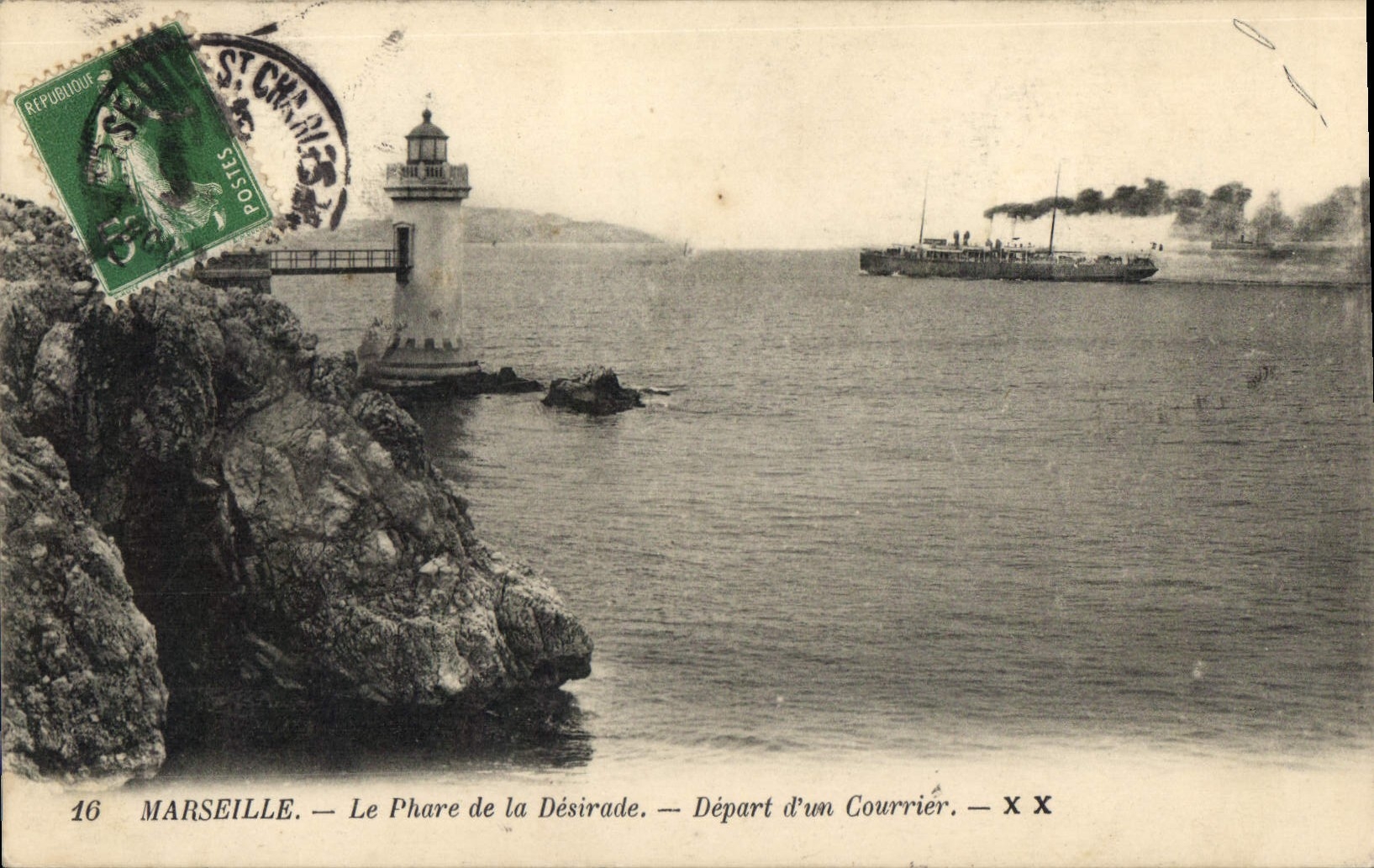CPA Marseille Le Phare de la Desirade