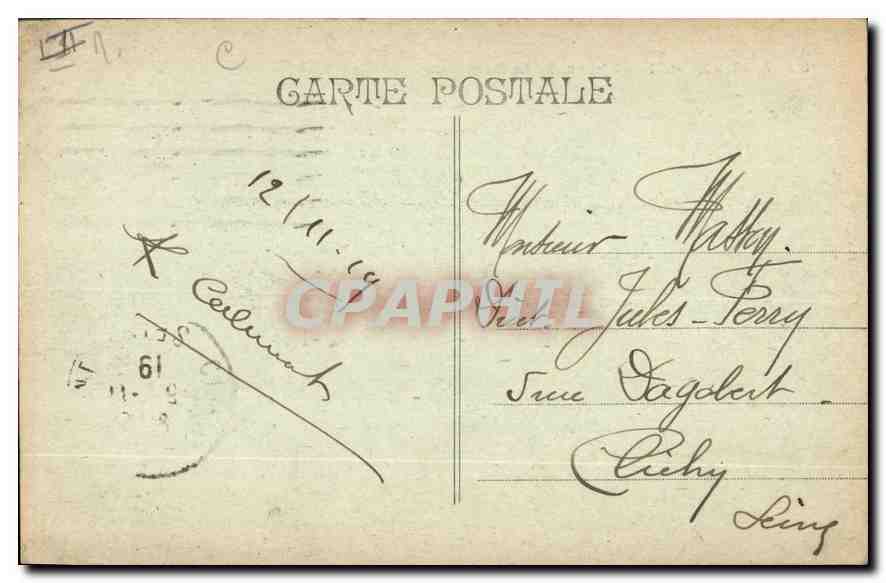 CPA Marseille Phare de la Desirade — Verso