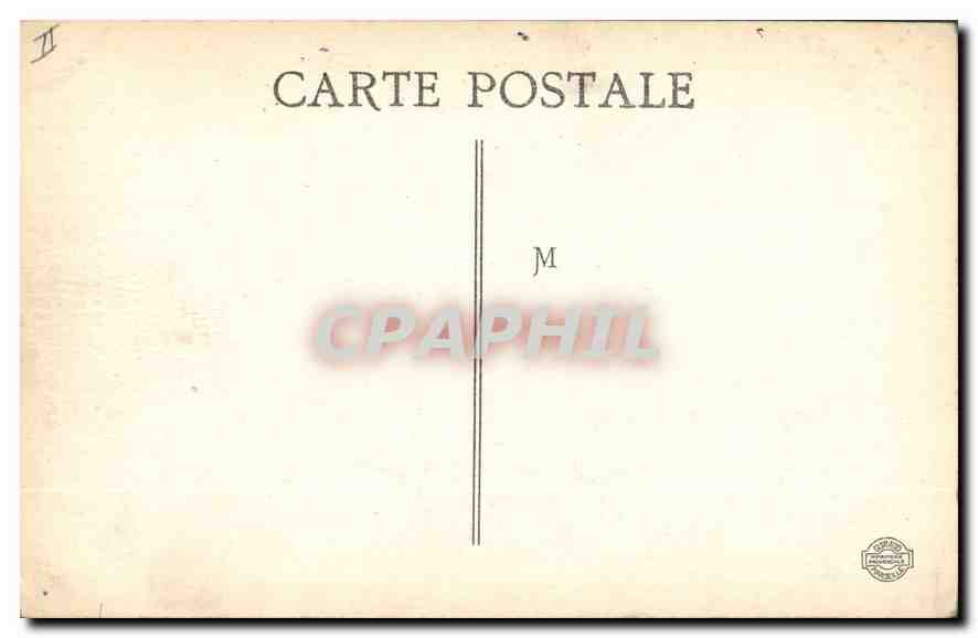 CPA Marseille Phare de la Desirade — Verso