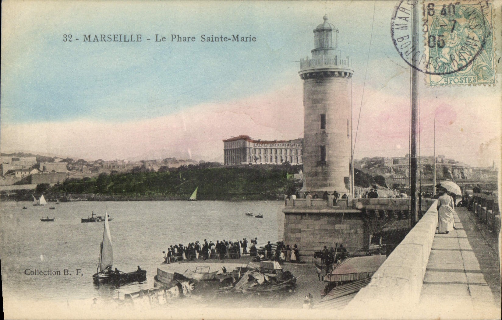 CPA Marseille Le Phare Sainte Marie