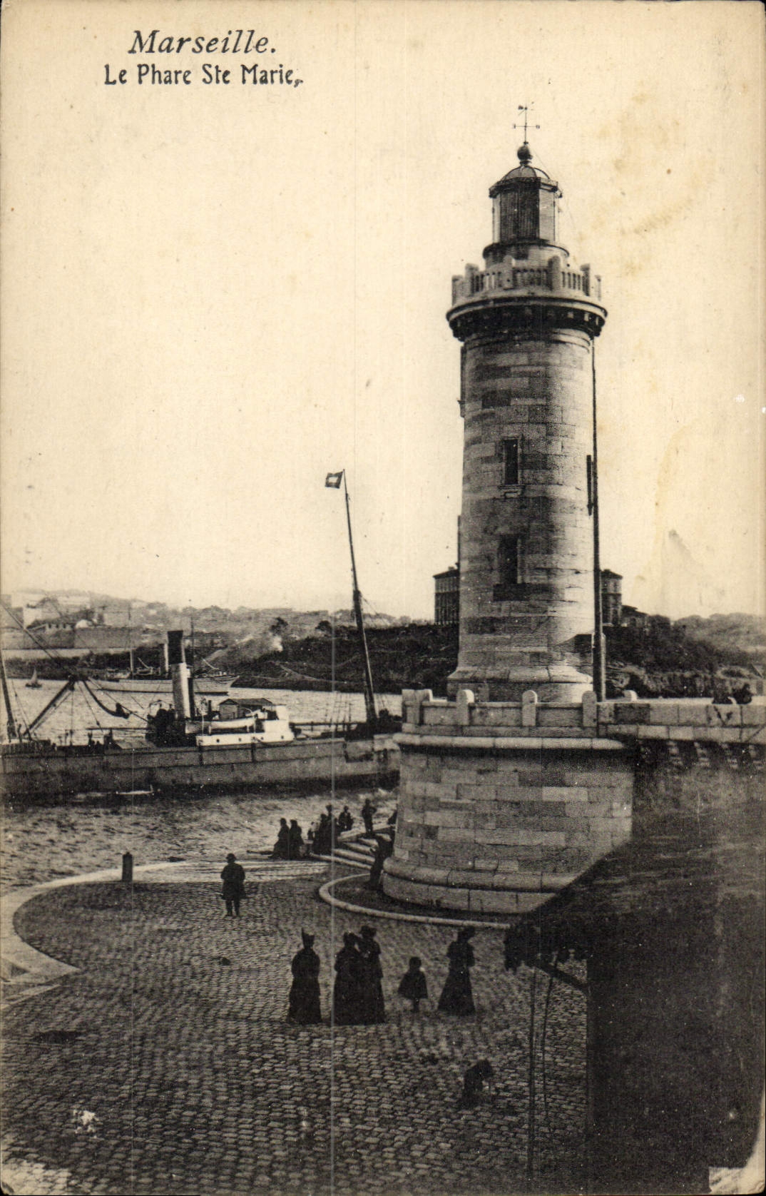 CPA Marseille Le Phare Sainte Marie