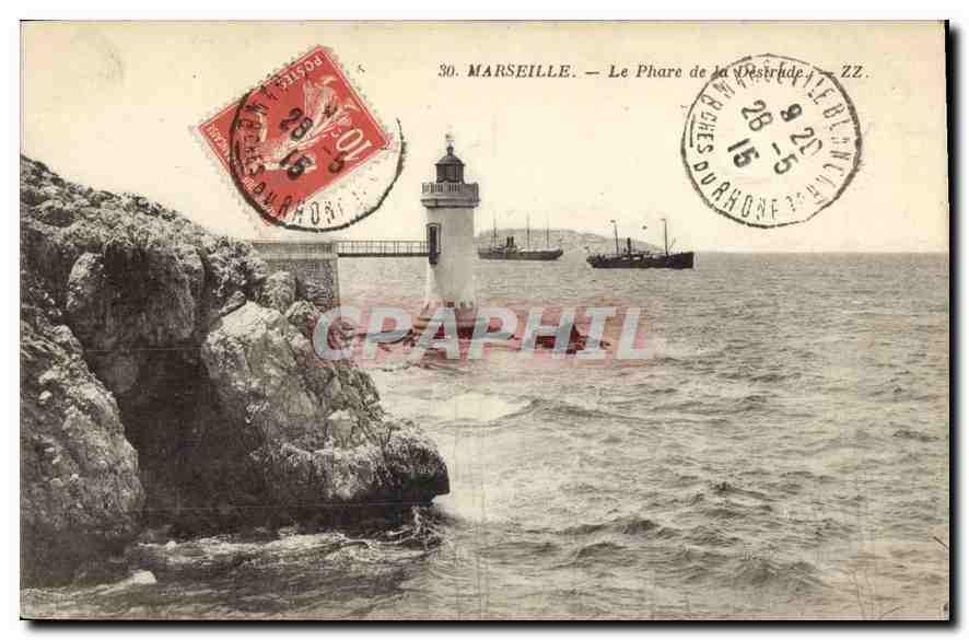CPA Marseille Le Phare de la Desirade
