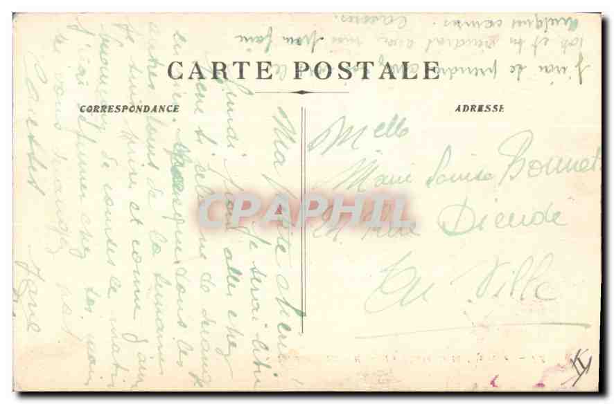 CPA Marseille Le Phare de la Desirade — Verso
