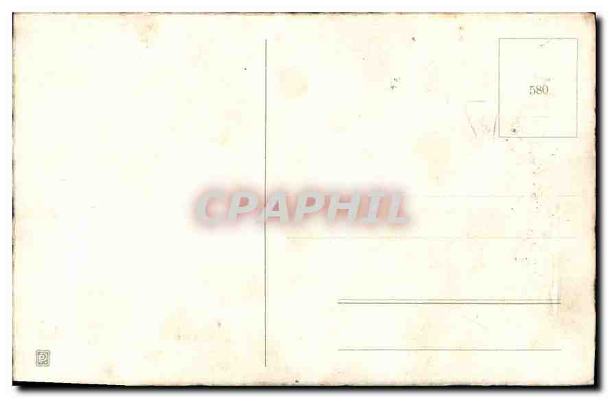 CPA Fantaisie Fleurs — Back